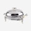 Regent MALAIKA SS 2.5 LT. ROUND WARMER PEARL & CHROME ACCENTS