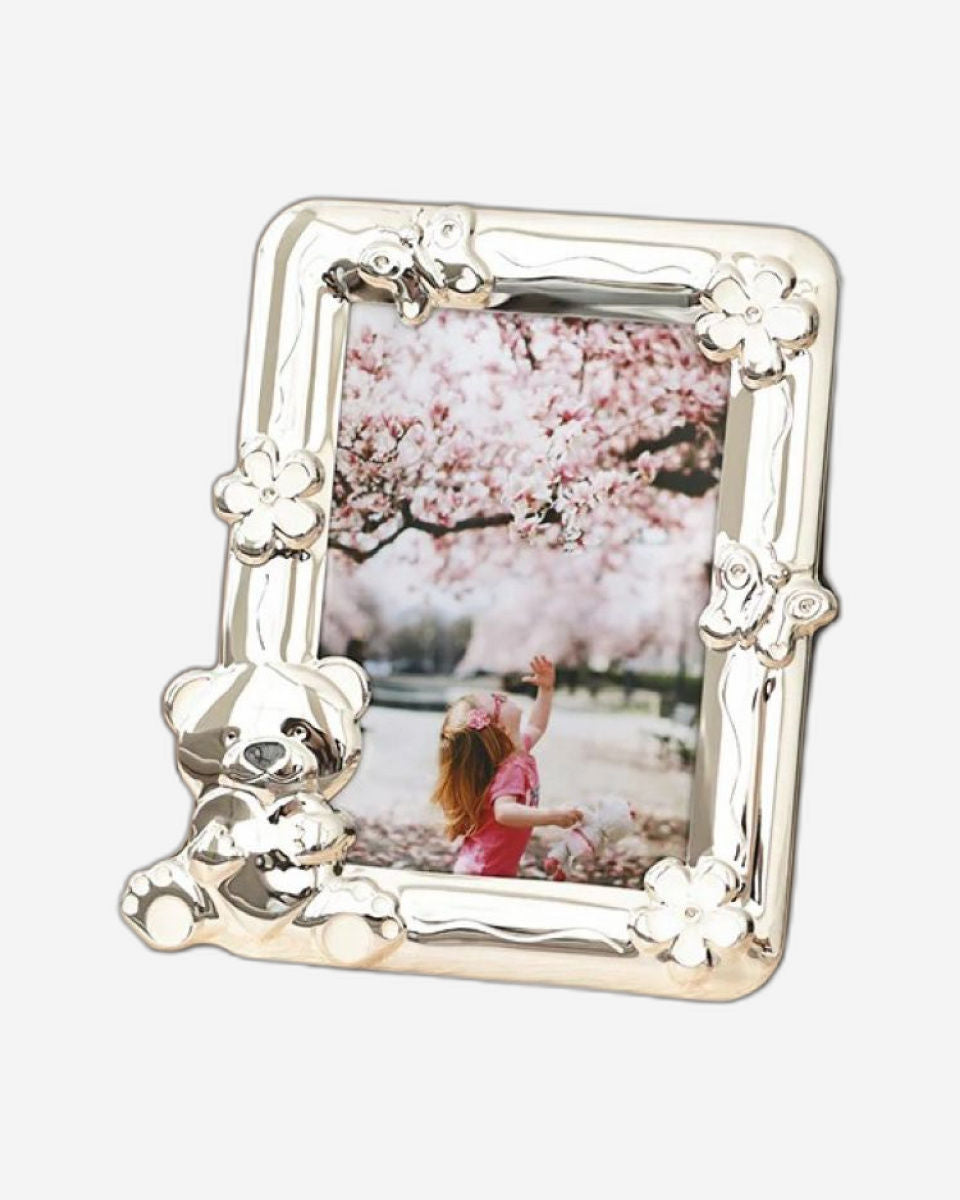 Winko Girl Bear Photo Frame 13X18Cm  White & Pink Epoxy -F-362-5030K