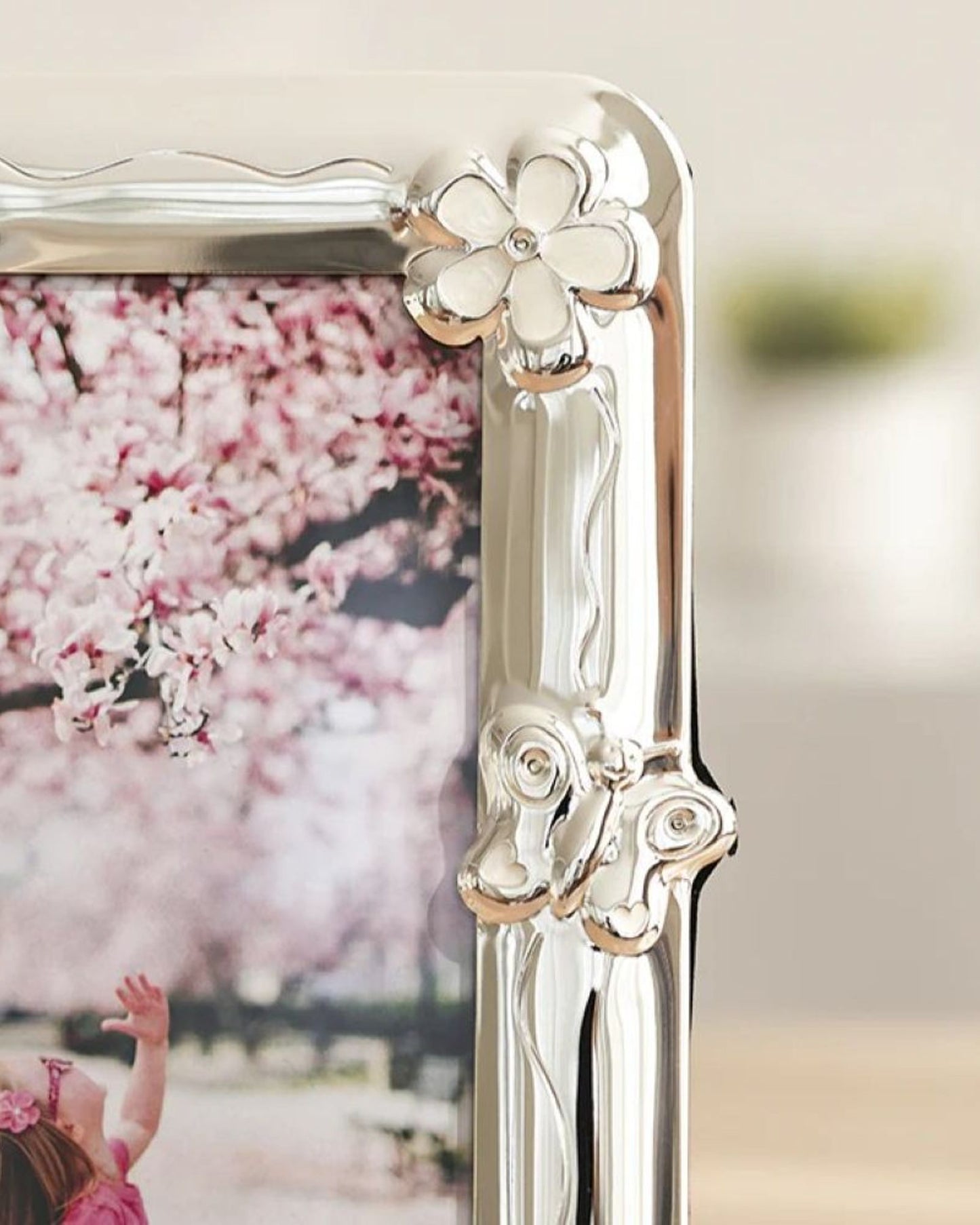 Winko Girl Bear Photo Frame 13X18Cm  White & Pink Epoxy -F-362-5030K