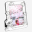 Winko Girl Bear Photo Frame 13X18Cm  White & Pink Epoxy -F-362-5030K