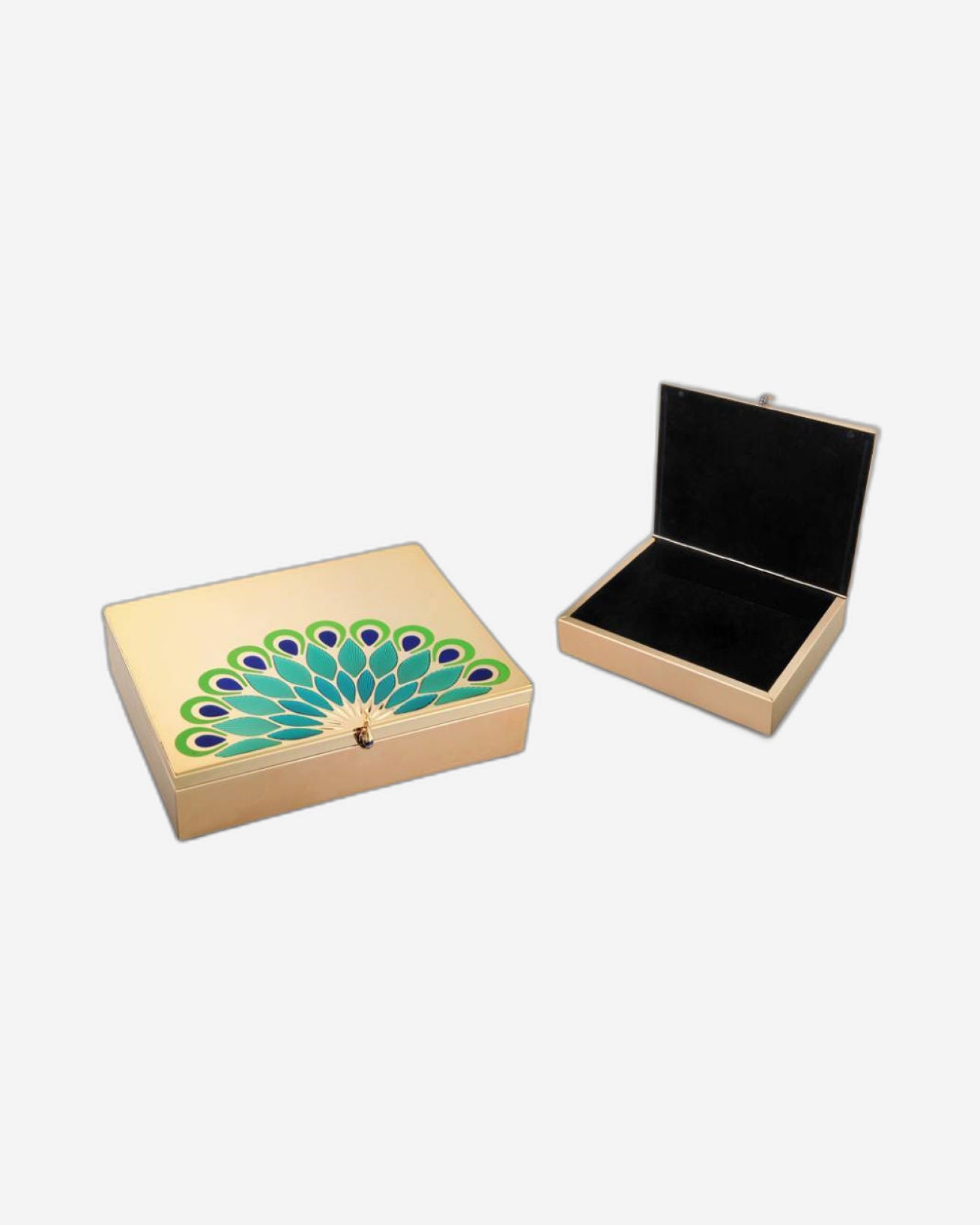 Winko Peacock Trinket Box - J-166-10143