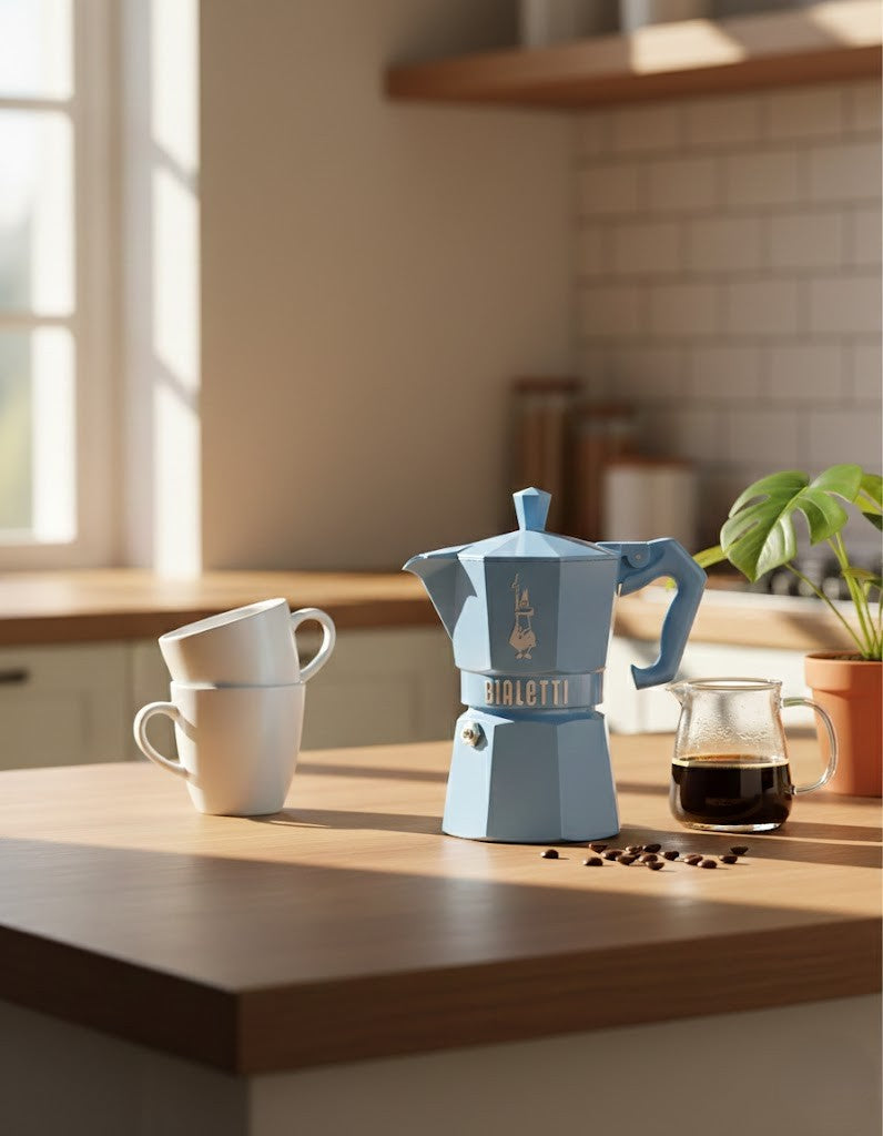 Bialetti Moka Exclusive L Blue 6 Cups