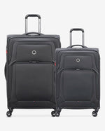 Delsey Paris Optimax Lite 2Piece Luggage Trolley Set  + Free  Agreable Backpack