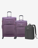 Delsey Paris Optimax Lite 2Piece Luggage Trolley Set  + Free  Agreable Backpack
