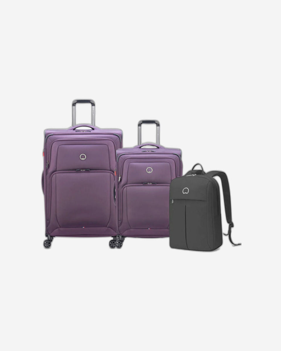 Delsey Paris Optimax Lite Set of 2 Luggage + Free Agreable Backpack
