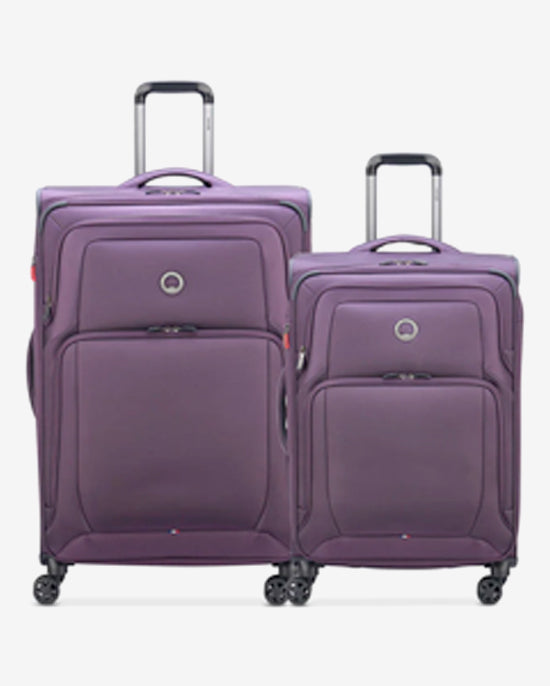 Delsey Paris Optimax Lite 2Piece Luggage Trolley Set  + Free  Agreable Backpack