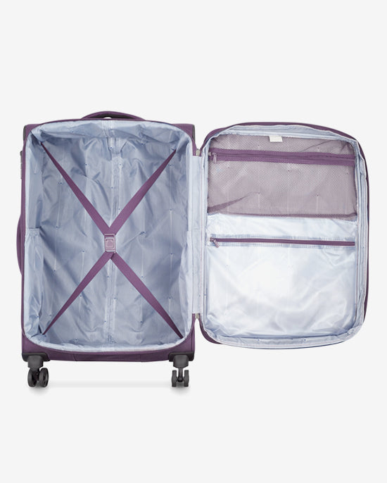 Delsey Paris Optimax Lite 2Piece Luggage Trolley Set  + Free  Agreable Backpack