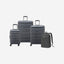 Delsey Paris Securitech Citadel Set of 3 Luggage + Free Agreable Backpack