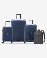 Delsey Paris Belmont Plus Non Expandable  3Piece Luggage Set + Free  Agreable Backpack