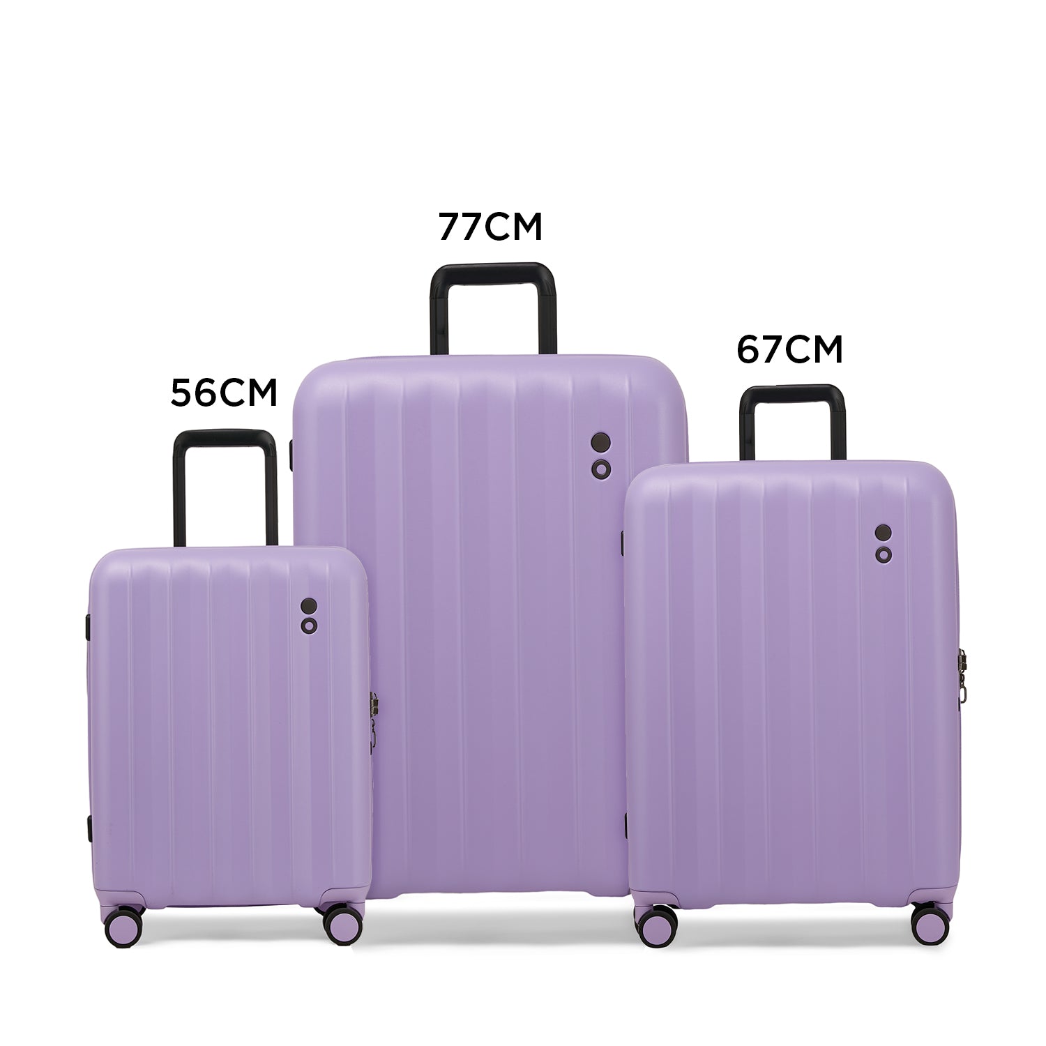 Echolac Amos Pro Set Of 3 Trolley 56+67+77cm