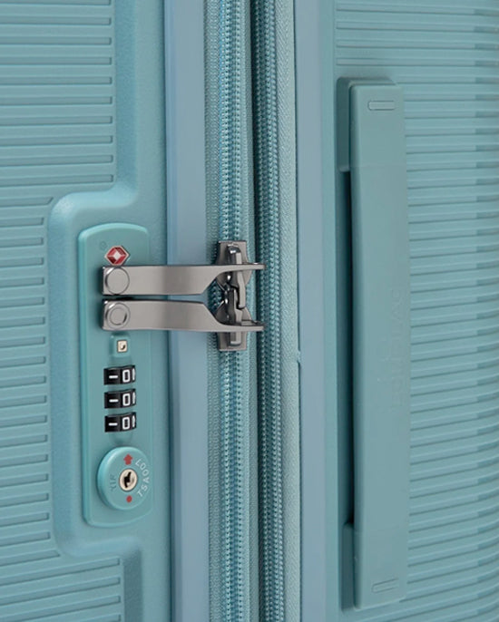 Echolac Forza Hardcase 4 Double Wheel Expandable Set Of 3 Trolley