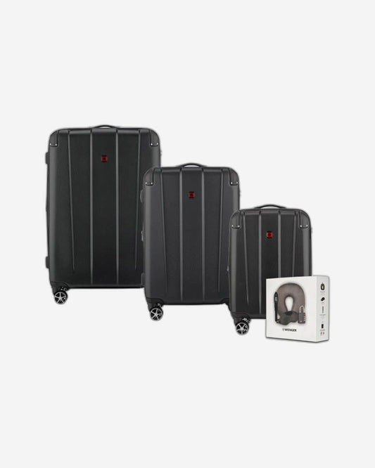 Wenger Protector Set of 3 Trolley 55+69+81cm + Free Travel Acessories