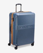 Delsey Paris Securitech Patrol 4 Expandable Luggage Double Wheel Trolley Set