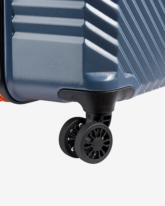 Delsey Paris Securitech Patrol 4 Expandable Luggage Double Wheel Trolley Set