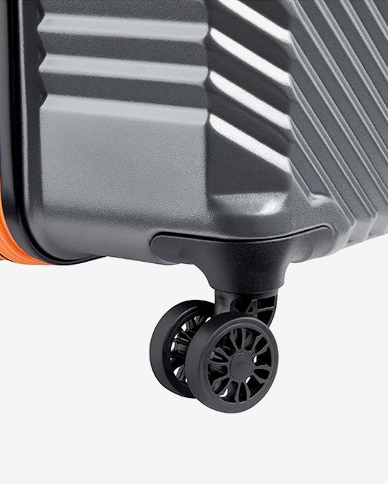 Delsey Paris Securitech Patrol 4 Expandable Luggage Double Wheel Trolley Set