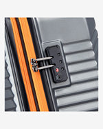 Delsey Paris Securitech Patrol 4 Expandable Luggage Double Wheel Trolley Set