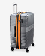 Delsey Paris Securitech Patrol 4 Expandable Luggage Double Wheel Trolley Set