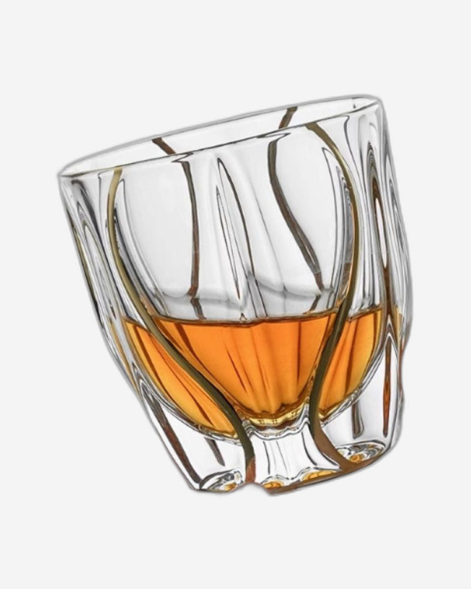 Bohemia Ocean DOF Non Lead With Gold - Set of 6 Piece