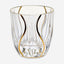 Bohemia Ocean DOF Non Lead With Gold - Set of 6 Piece