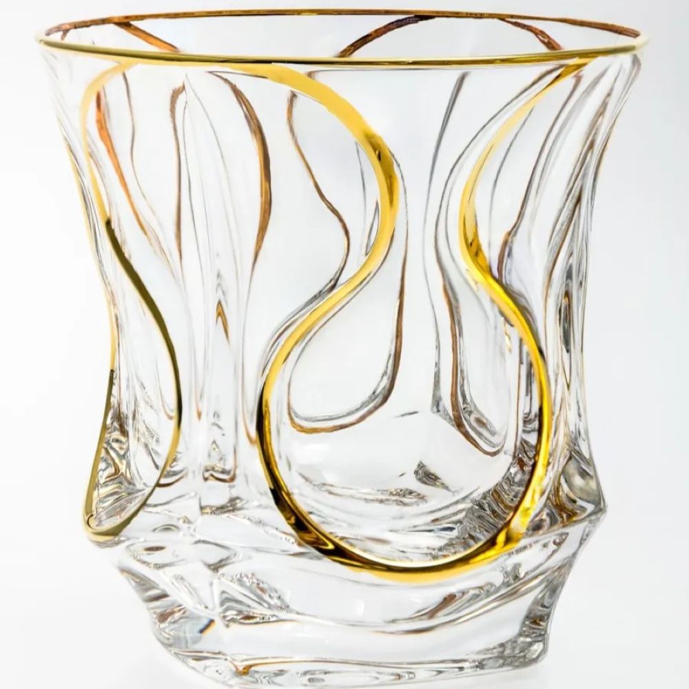 Bohemia Ocean DOF Type 2 With Gold - Set of 6 Piece