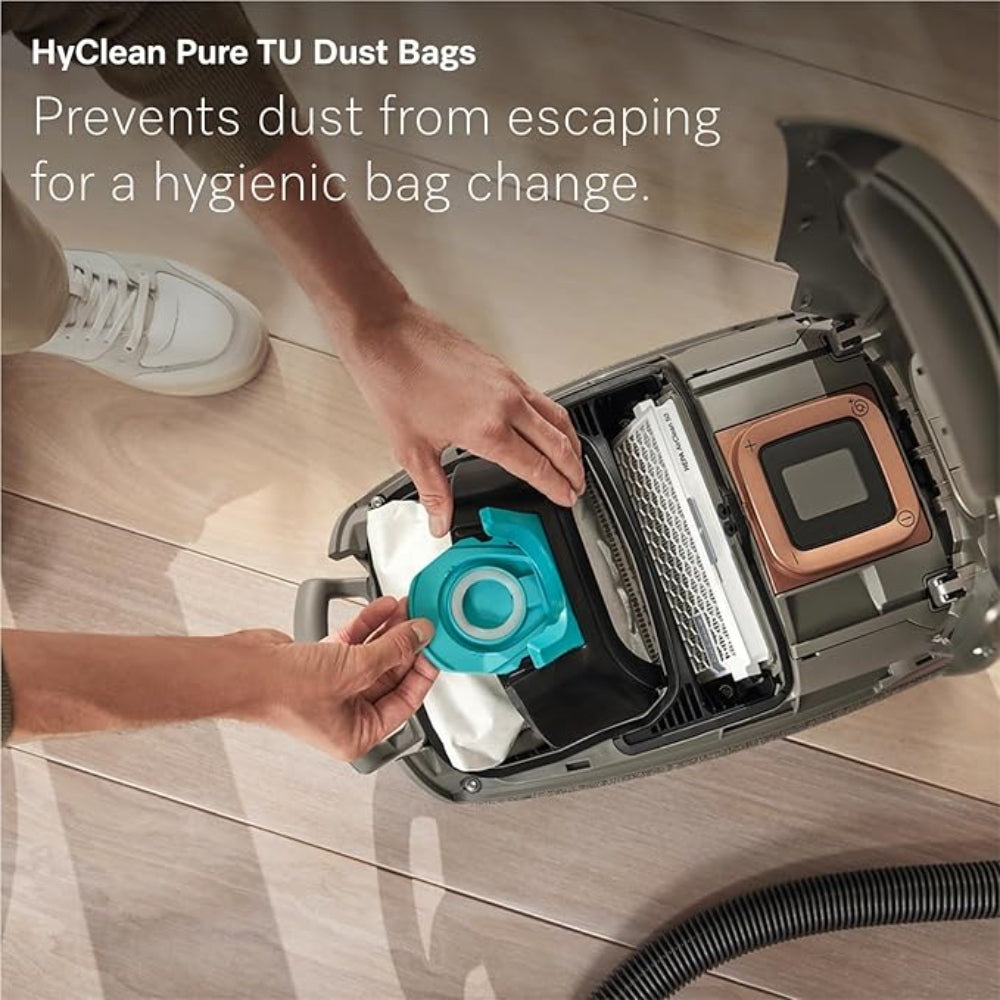Miele Guard L1 Cat & Dog Bagged Cylinder Vacuum with Odour-Reducing Active AirClean Filter, TurboTeQ and AllTeQ Floorheads, LED Display, in Obsidian Black