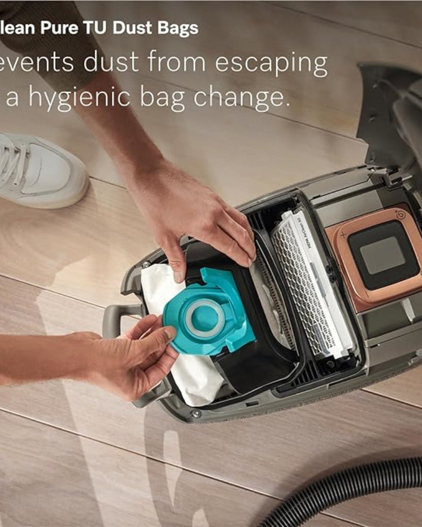 Miele Guard L1 Cat & Dog Bagged Cylinder Vacuum with Odour-Reducing Active AirClean Filter, TurboTeQ and AllTeQ Floorheads, LED Display, in Obsidian Black