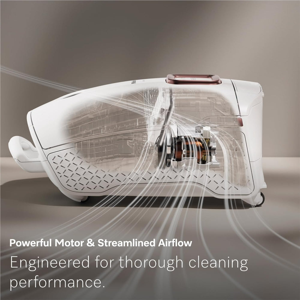 Miele Guard L1 Cat & Dog Bagged Cylinder Vacuum with Odour-Reducing Active AirClean Filter, TurboTeQ and AllTeQ Floorheads, LED Display, in Obsidian Black