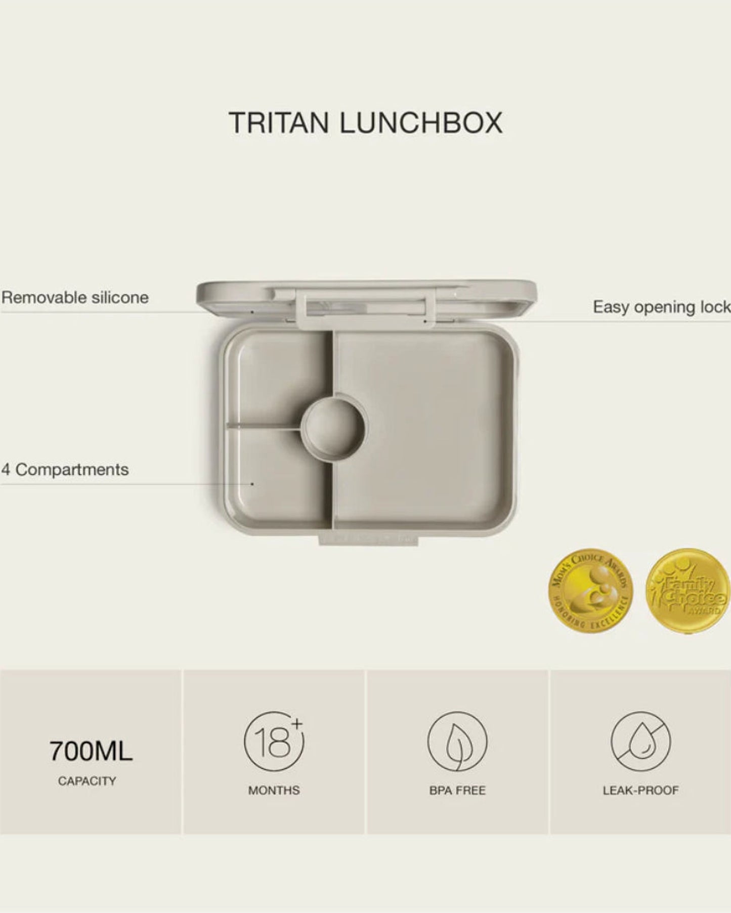 Citron Ballerina Tritan Lunchbox