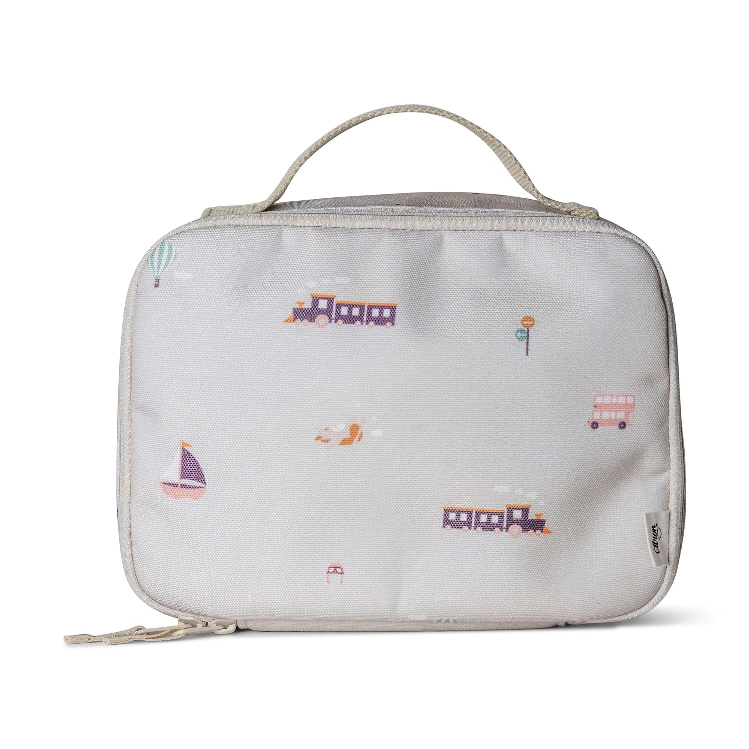 Citron VEHICLES INSULATED SQUARE LUNCHBAG