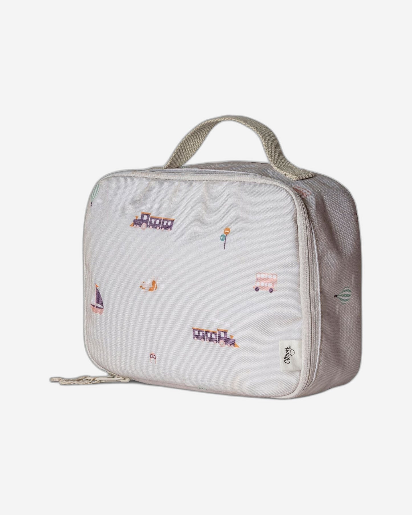 Citron Vehicles Insulated Square Lunchbag