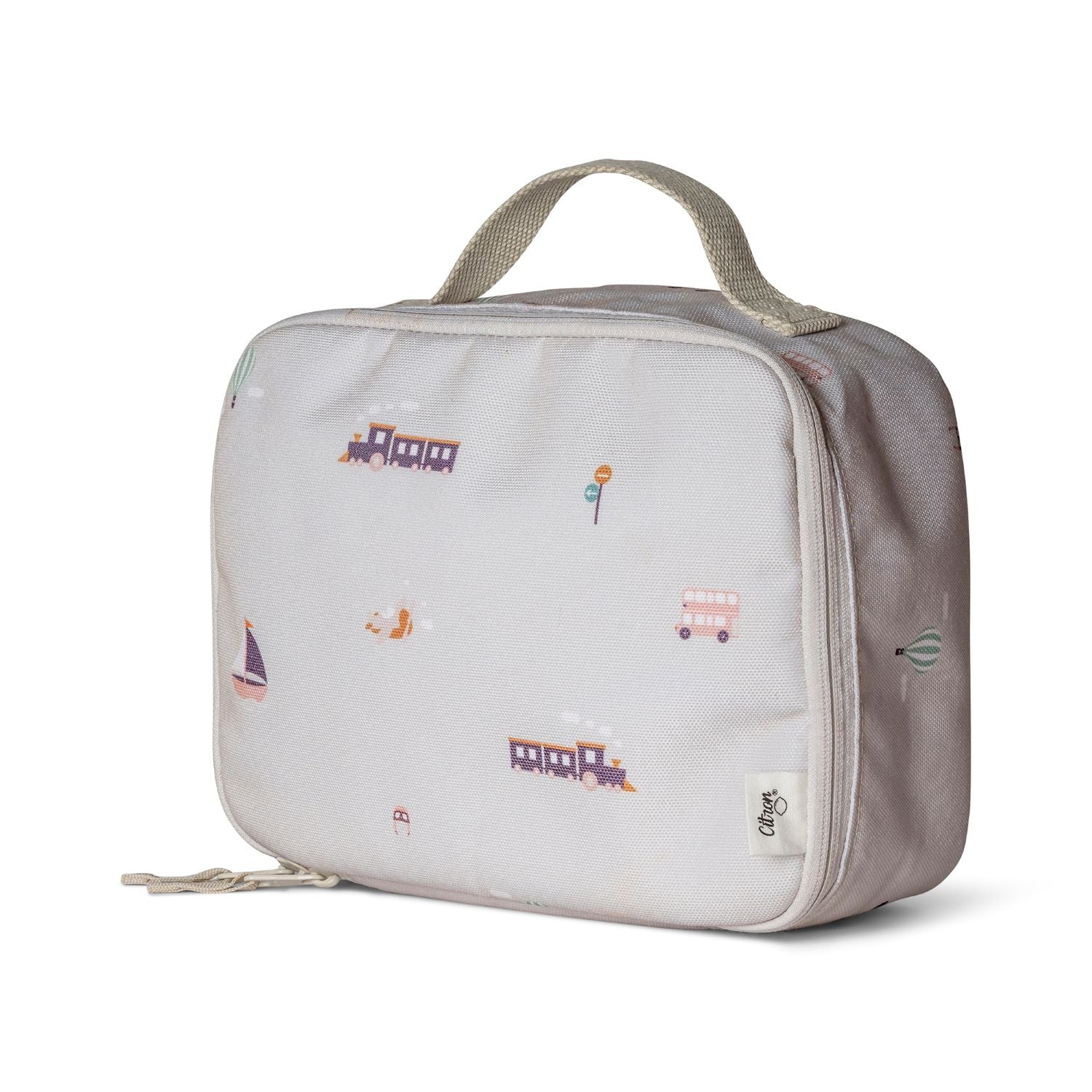 Citron Vehicles Insulated Square Lunchbag
