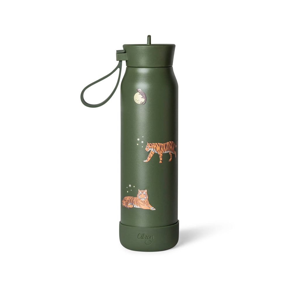 Citron Tiger/Green Water Bottle 350ml