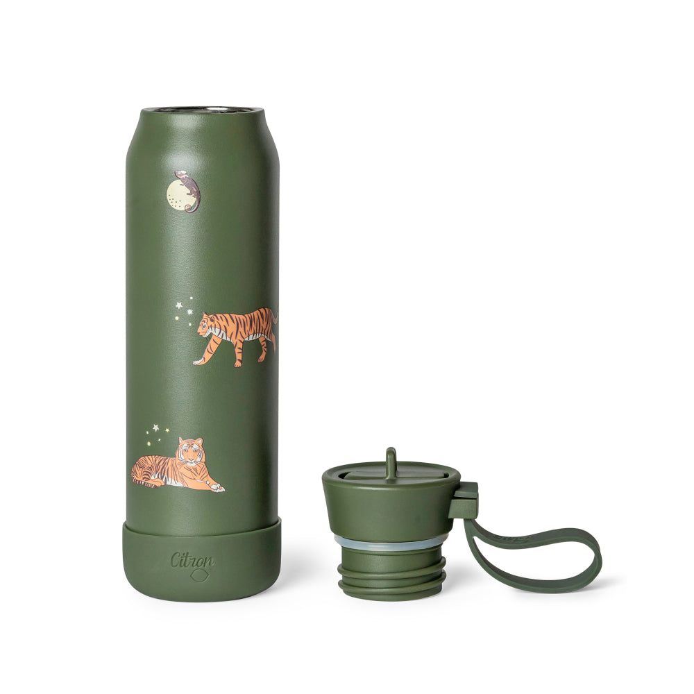Citron Tiger/Green Water Bottle 350ml