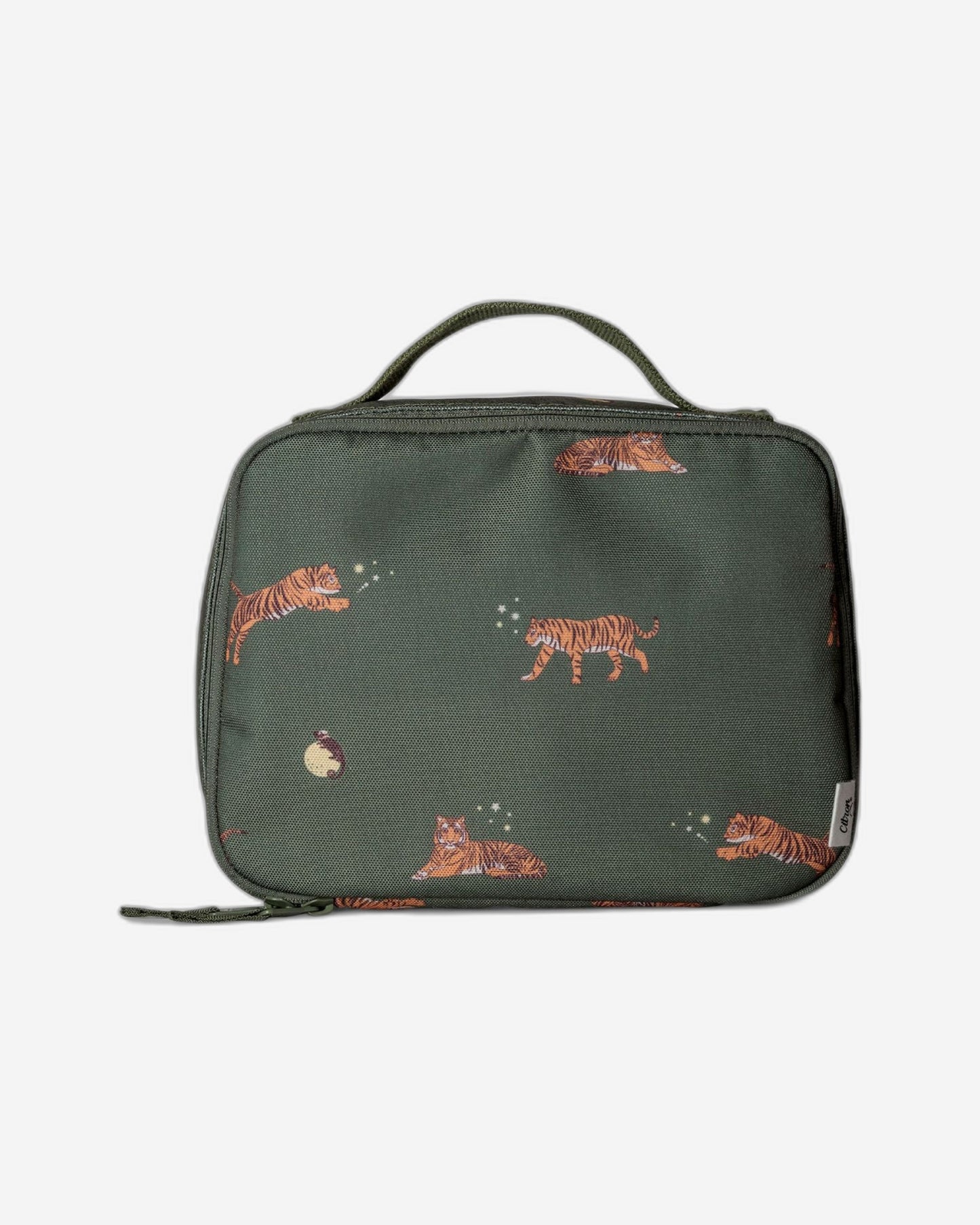 Citron Tiger Insulated Square Lunchbag