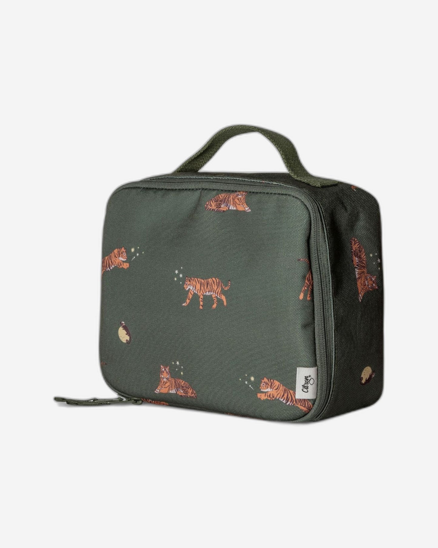 Citron Tiger Insulated Square Lunchbag