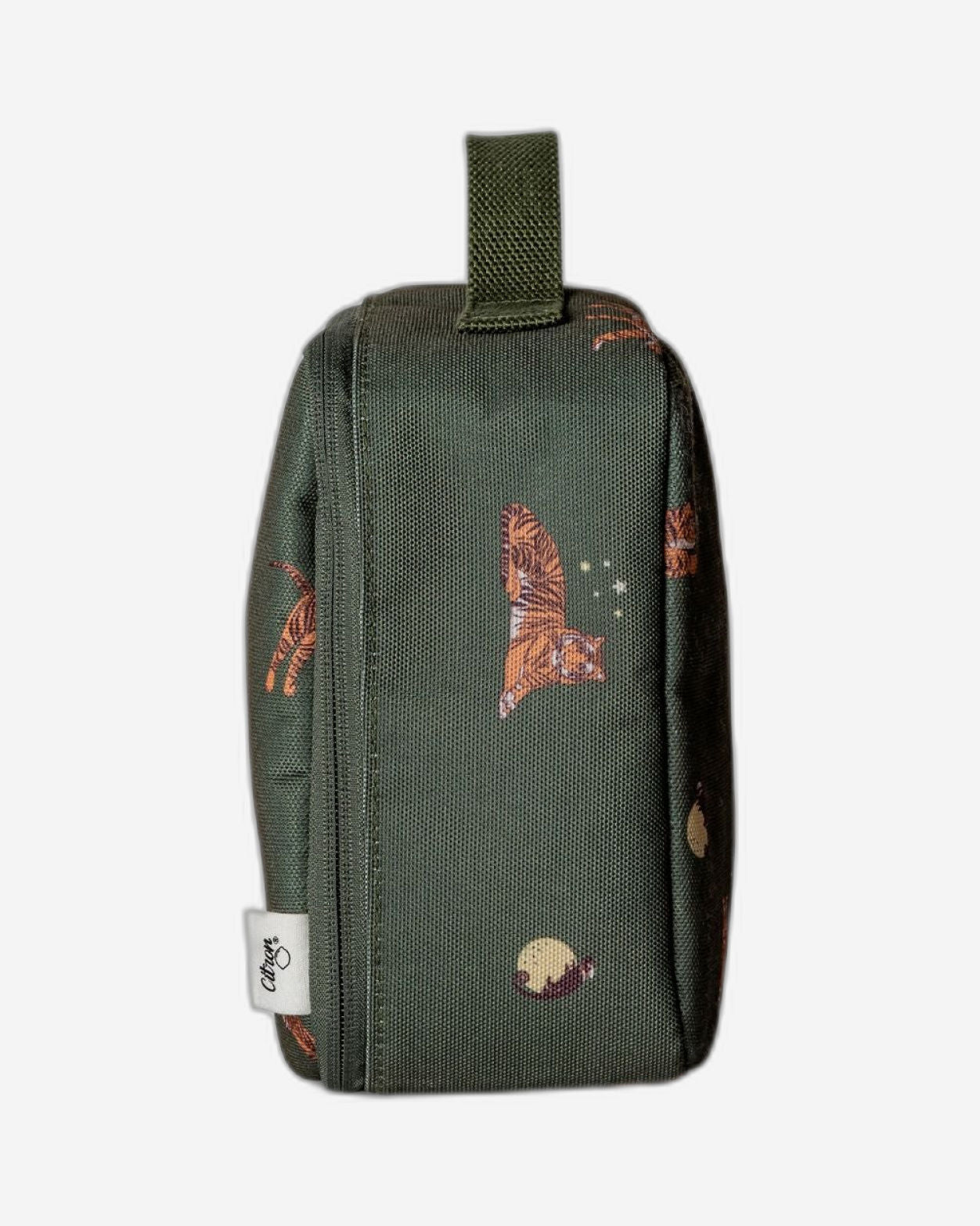 Citron Tiger Insulated Square Lunchbag