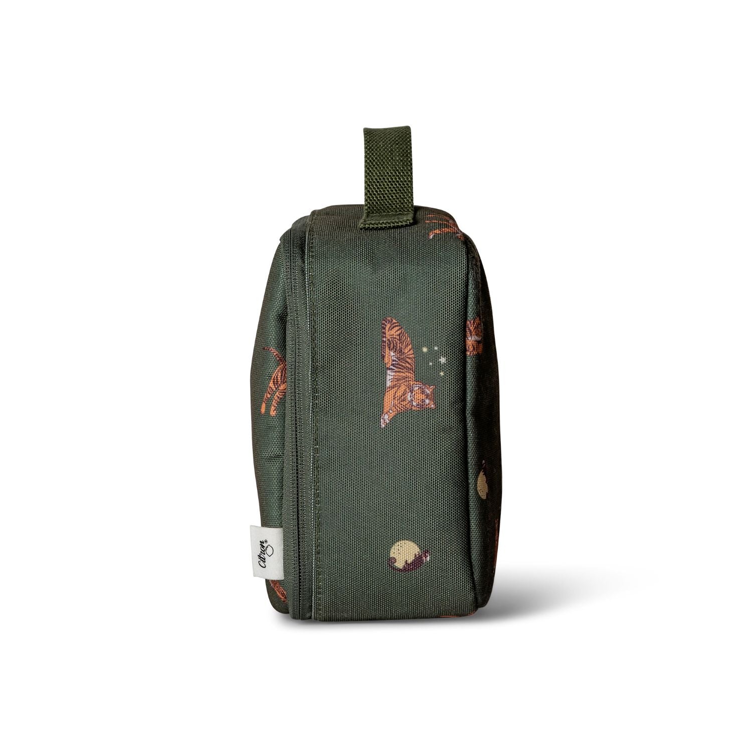 Citron Tiger Insulated Square Lunchbag