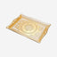 Sezzatini Elisei Oro Avario Large Rect Tray With Lily Handles - VL-246-5-3452