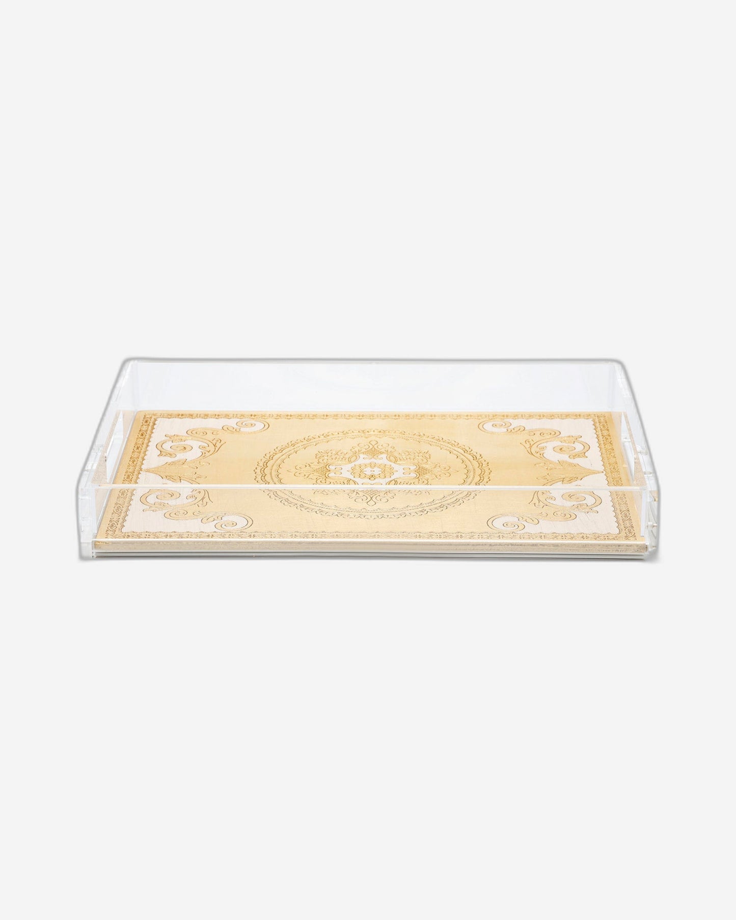 Sezzatini Elisei Oro Avario Medium Rect Tray With Handles - VE-275-4-3452