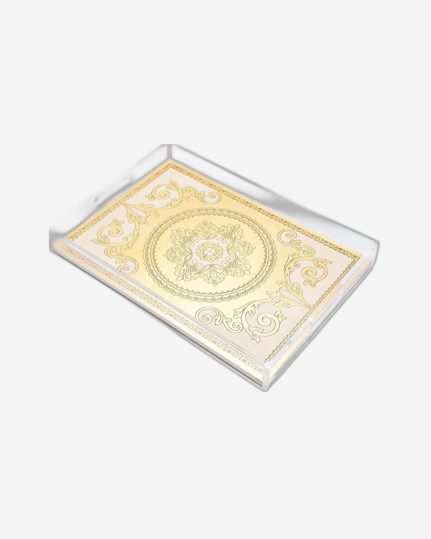 Sezzatini Elisei Oro Avario Large Rect Tray With Handles - VE-275-5-3452