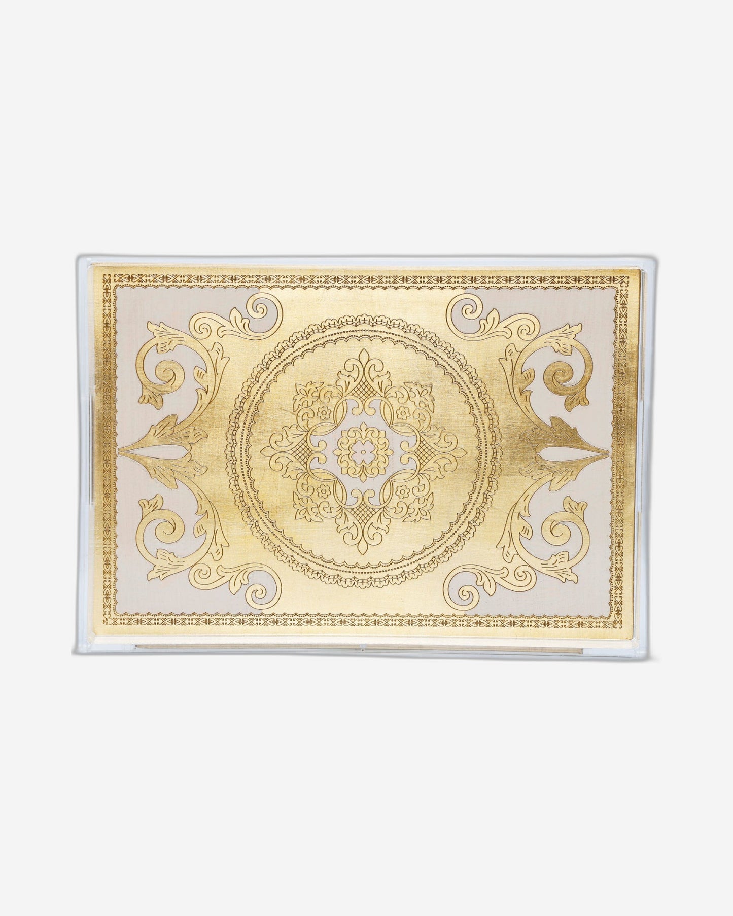 Sezzatini Elisei Oro Avario Large Rect Tray With Handles - VE-275-5-3452