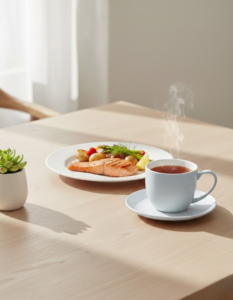 Maison Pastel Dinner Plate blue Moonstone