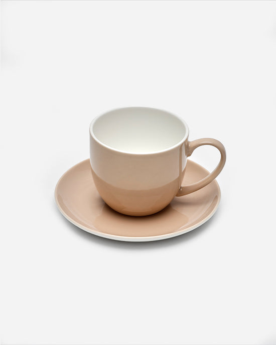 Maison Pastel Tea And Saucer Mocha