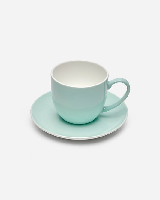 Maison Pastel Tea And Saucer Green
