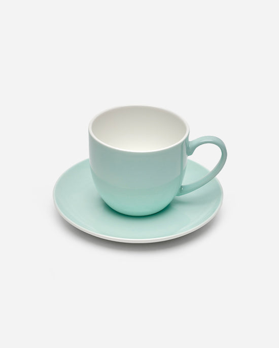 Maison Pastel Tea And Saucer Green