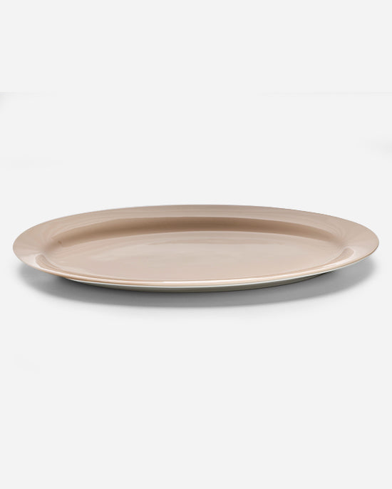 Reyrysh Maison Pastel Oval Platter Mocha