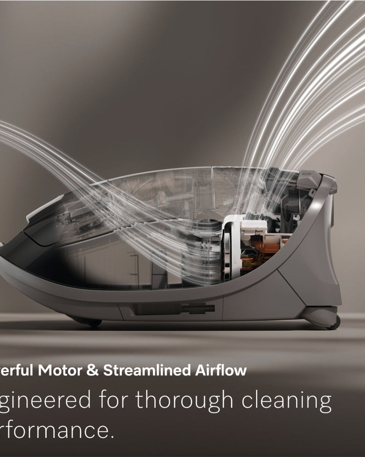 Miele Guard M1 Flex Bagged Cylinder Vacuum Cleaner with AirClean Filter, AllTeQ Universal Floorhead and Flexible Crevice Tool, LED Icon Display, in Nordic Blue