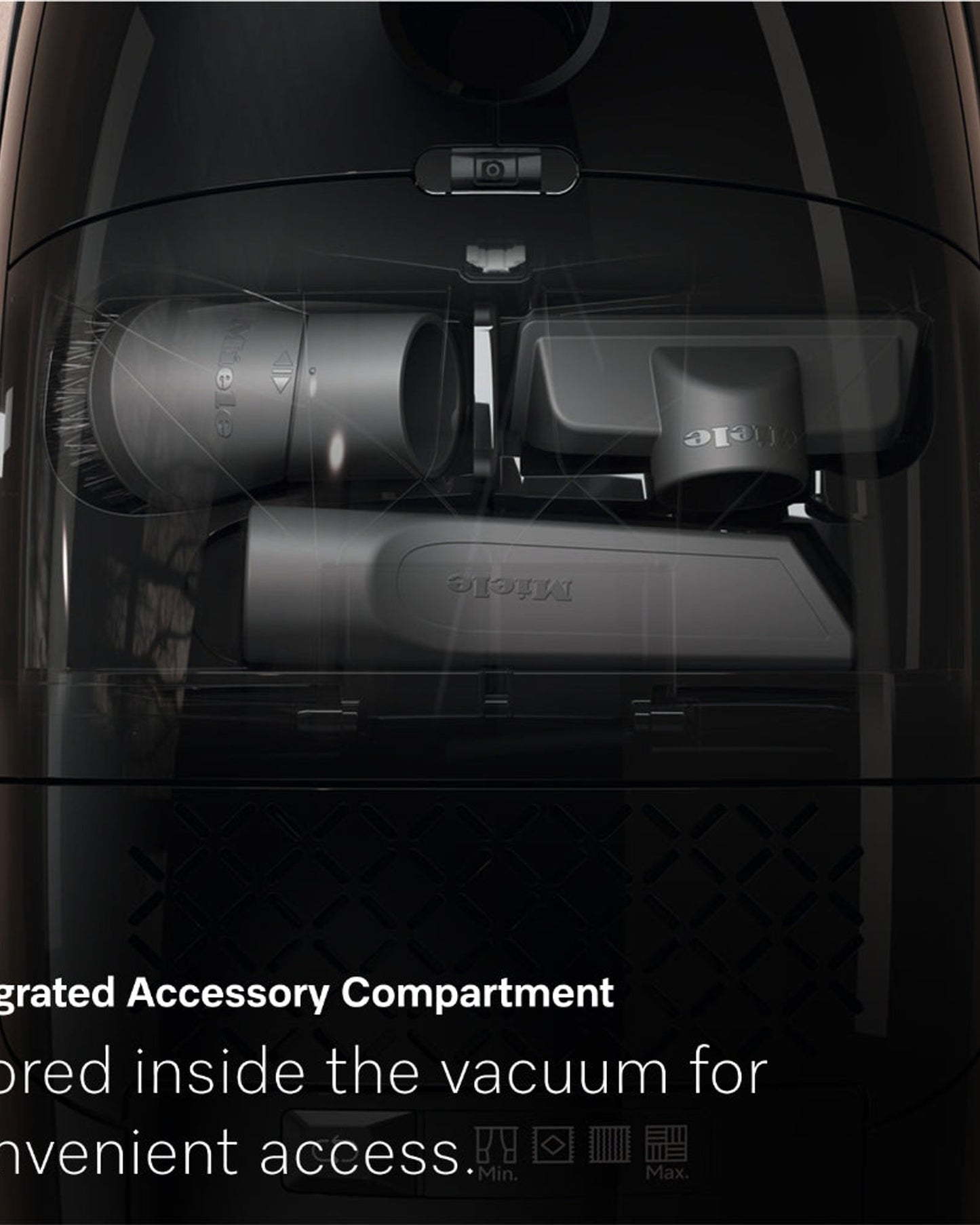 Miele Guard M1 Flex Bagged Cylinder Vacuum Cleaner with AirClean Filter, AllTeQ Universal Floorhead and Flexible Crevice Tool, LED Icon Display, in Nordic Blue