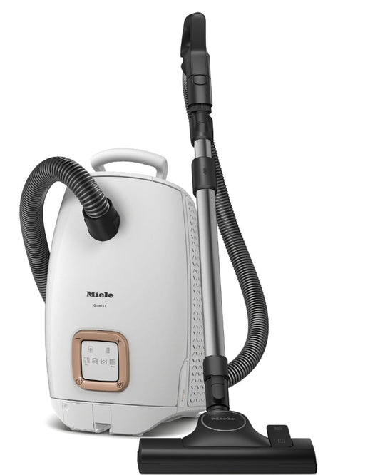 Miele Guard L1 Allergy Bagged Cylinder Vacuum Cleaner with Comfortable Handle Control, HEPA AirClean Filter, AllTeQ Universal Floorhead, LED Display Panel, in Brilliant White
