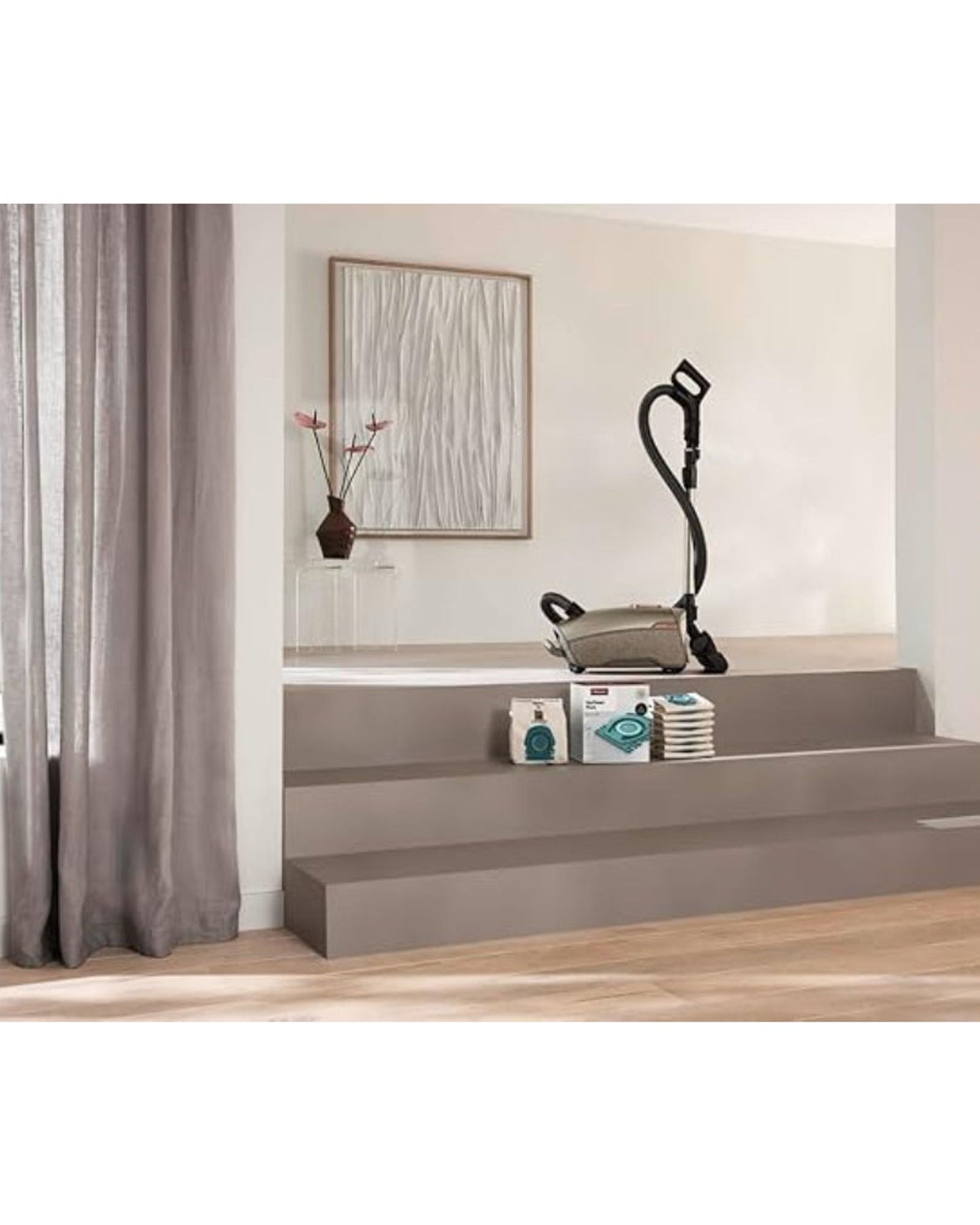 Miele HyClean Pure TU Vacuum Cleaner Dust Bags for All Miele Guard L1 and Guard S1 Models, XL Pack of 8 Dust Bags and 2 AirClean Exhaust Filters